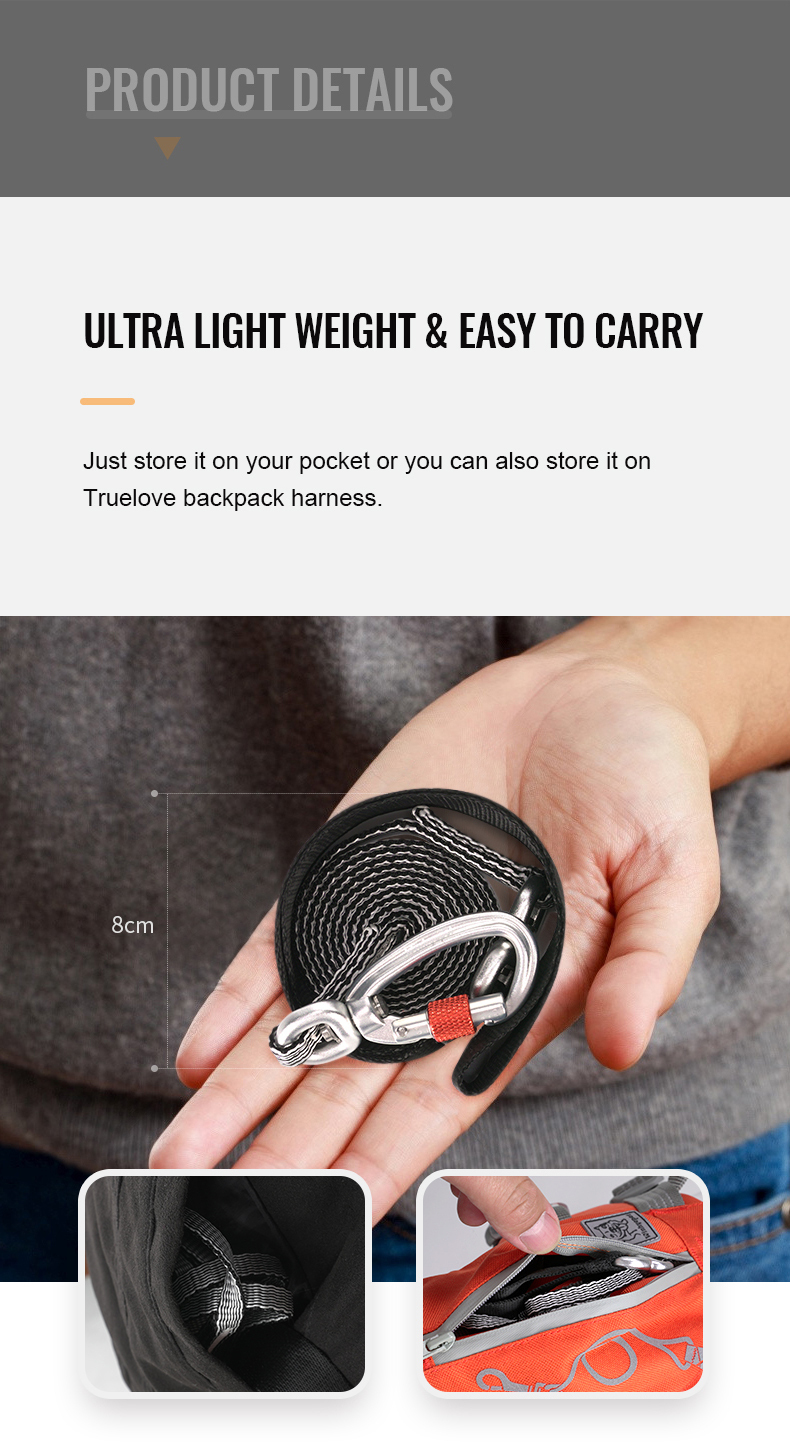 Winhyepet UHMWPE dog leash (YL1835)