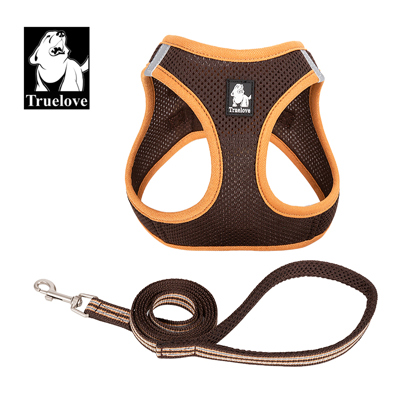 Truelove Nylon Solid Color Dog Harness Vest for Training Puppy Walking