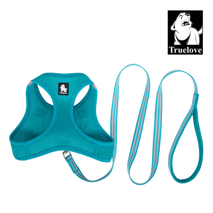 Truelove Nylon Solid Color Dog Harness Vest for Training Puppy Walking
