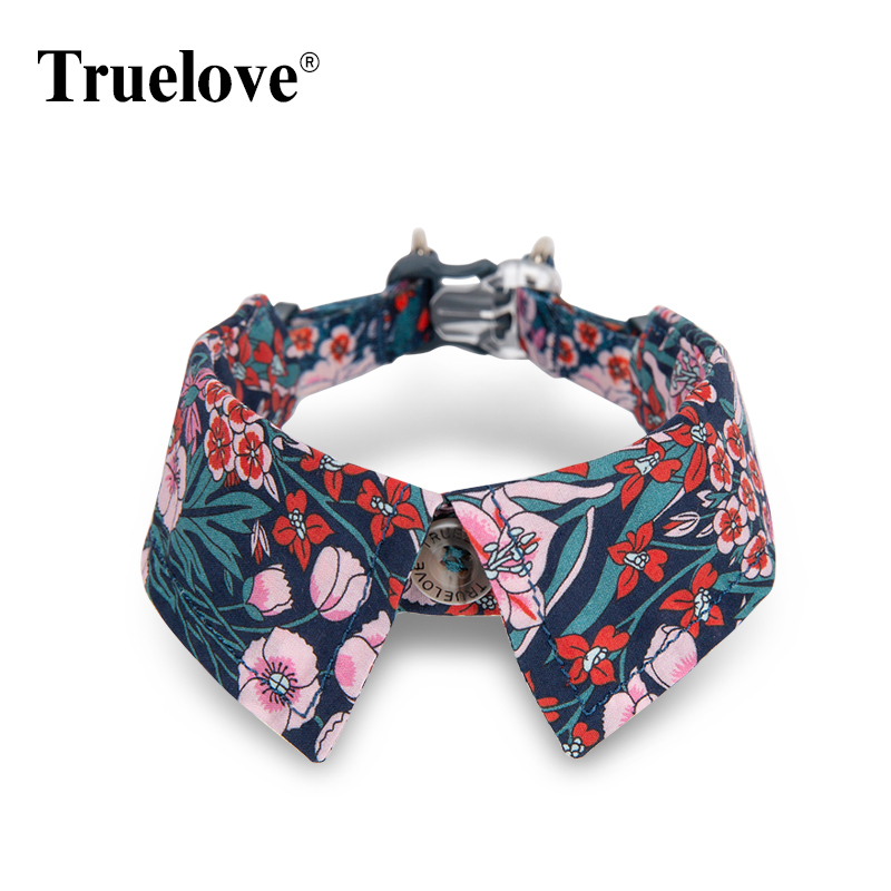 Truelove Floral Fashion 100% Cotton Cat Collar (TLC5411)