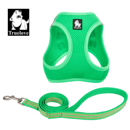 Truelove Nylon Solid Color Dog Harness Vest for Training Puppy Walking
