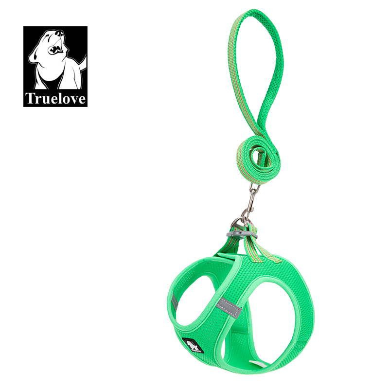 Truelove Nylon Solid Color Dog Harness Vest for Training Puppy Walking