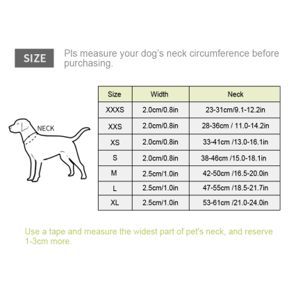 Truelove Reflective Waterproof Dog Collar: Safety and Comfort (TLC5521)
