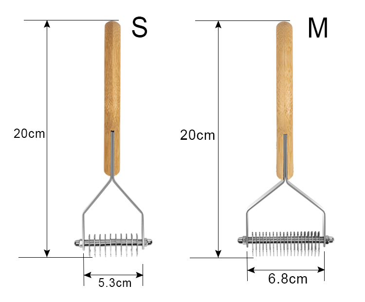 Truelove Natural Shine Bamboo Comb: Safe & Effective for Molting Hair (TLK25131)