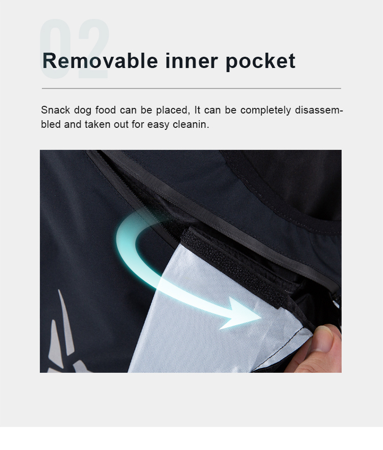 Truelove Reflective Comfortable Waterproof Multi-pocket Design Pet Trainer Dog Training Skirt (TLQ1901)