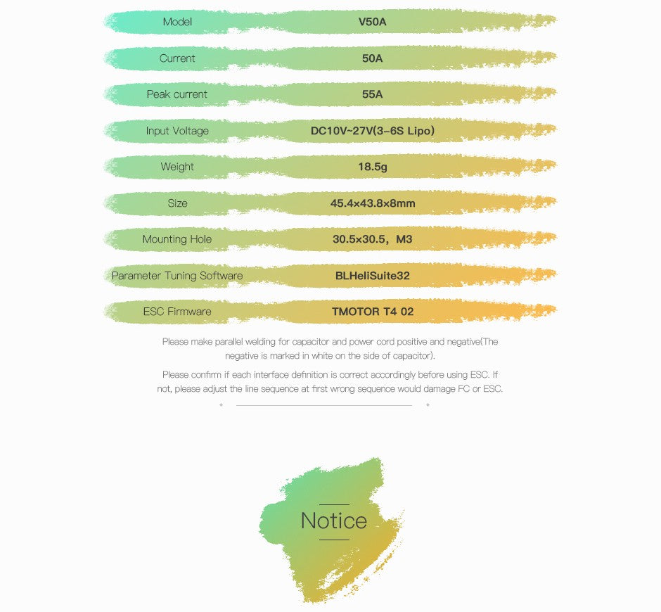TMOTOR-FPV-ESC-V50A-6S-4IN1