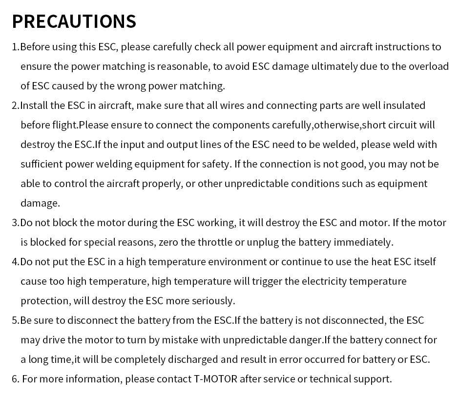 TMOTOR-Fixed-Wing-ESC-AM66A+AMLINK