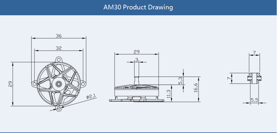 TMOTOR-Fixed-Wing-Brushless-Motor-AM30
