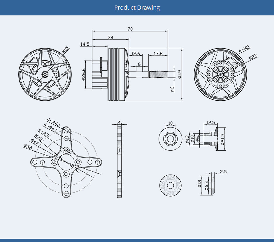 TMOTOR-Fixed-Wing-Brushless-Motor-AM480