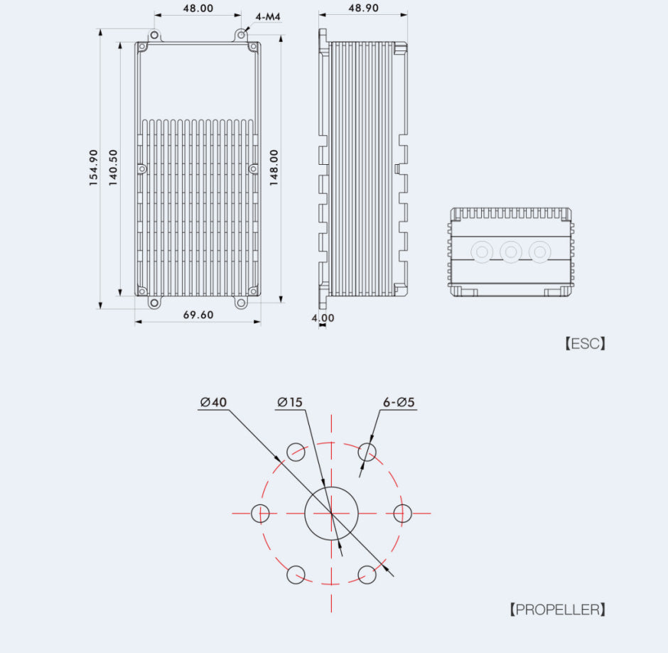TMOTOR U15XXL KV29 102kg Brushless Motor for RC Aircraft, Uav, Drone TMotor Hobby