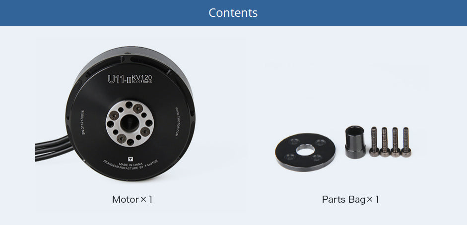 TMOTOR U11 II KV120 Drone High Efficiency Multirotor Motors