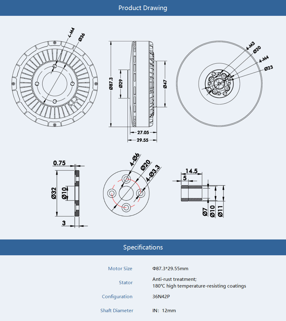 TMOTOR-Multirotor-Brushless-Motor-U8II-PRO