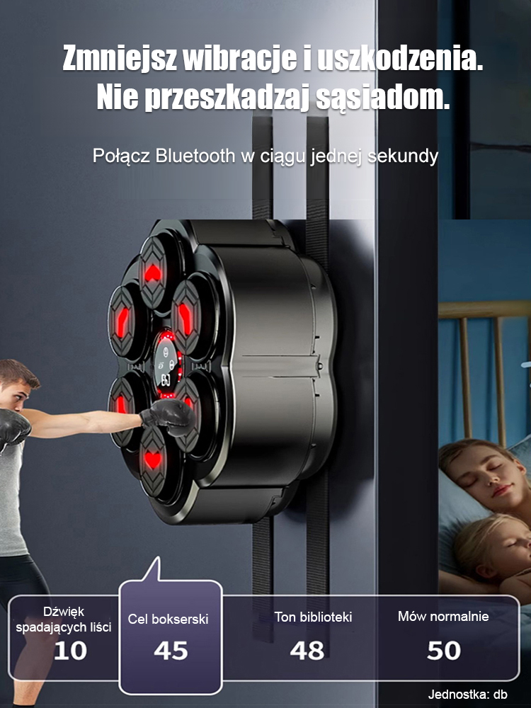 Inteligentny cel bokserski Bluetooth