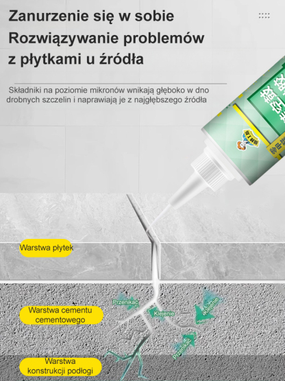 Środek do naprawy płytek rolkowych pustych