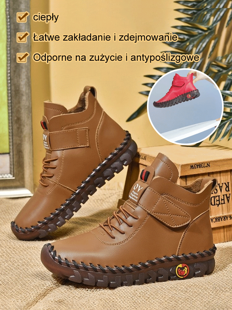Modne jesienno-zimowe krótkie botki damskie