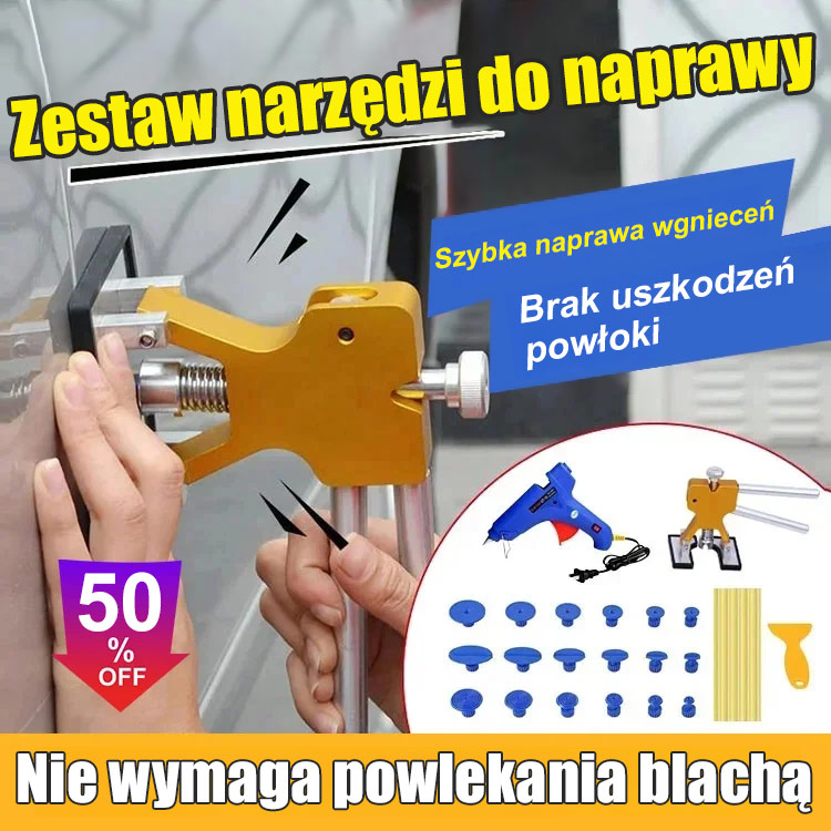 🚗【Warszawski Salon Samochodowy 2024】Najnowsza czarna technologia, zestaw do naprawy wgnieceń samochodowych