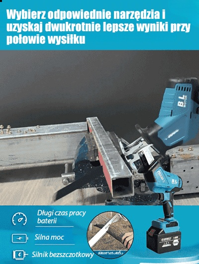 💥[Piła szablasta z baterią litową] Jeśli w ciągu 20 lat w tej piłze łańcuchowej wystąpią jakiekolwiek problemy z jakością, otrzymasz pełny zwrot pieniędzy.
