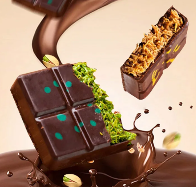 👍Czysta, bogata czekolada najwyższej jakości, połączona z absolutnie pysznymi nadzieniami!