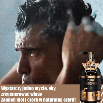 💇‍♀️Szampon do czarnych włosów💯Porost 100 000 włosów w ciągu jednej nocy, dzięki czemu Twoje włosy będą jak wodospad!