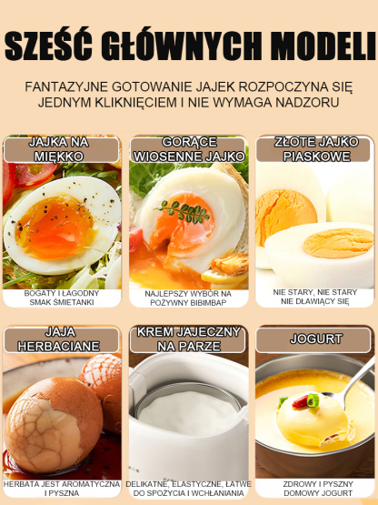 2024 Nowy model urządzenia do gotowania jajek na parze