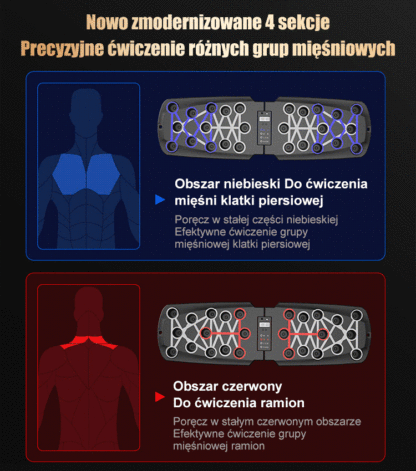 wielofunkcyjna deska do ćwiczeń pompek