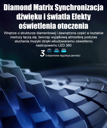 🎼 【Poczuj miliony jakości dźwięku】Nowy, przeszklony, kolorowy głośnik Bluetooth🎧W chwili, gdy zabrzmi muzyka, cały świat jest mój!