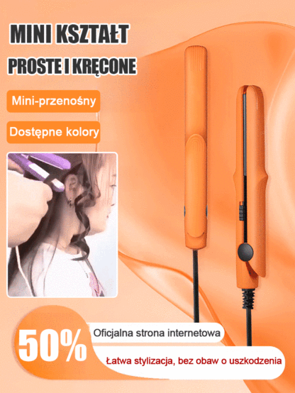 💫Mini szyna ceramiczna💯Stwórz idealną fryzurę w 3 sekundy, nawet początkujący mogą szybko zacząć!