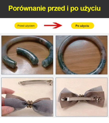 Wodoodporny, przezroczysty, mocny, uniwersalny klej