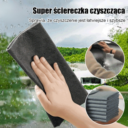 【Magiczna ściereczka czyszcząca】Łatwo usuwa uporczywe plamy bez pozostawiania śladów wody!