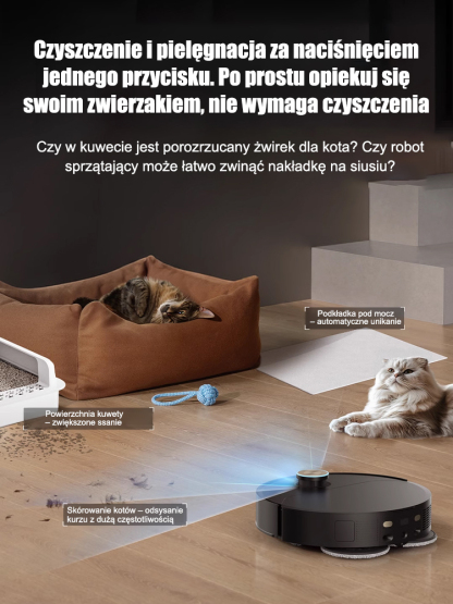 💯Nowy inteligentny robot próżniowy💥może pokryć 500 metrów kwadratowych na jednym ładowaniu, nie pozostawiając martwych punktów do czyszczenia!