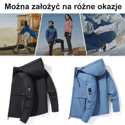 Wiatroodporna kurtka blokująca temperaturę