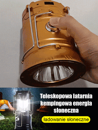 Wodoodporna wielofunkcyjna lampa solarna