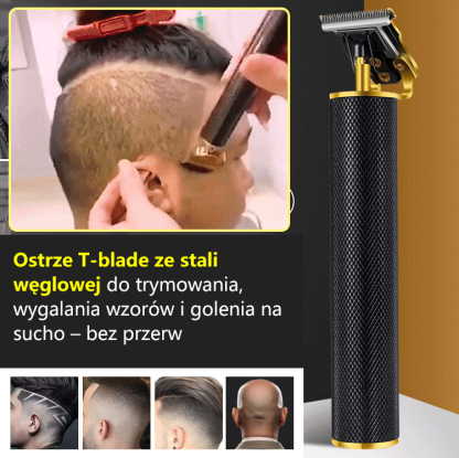 ✨ 【Ostra i trwała】 Golarka z rzeźbioną głowicą olejową💫 Ostrze ma ultracienką konstrukcję, która umożliwia łatwe golenie brody bez pozostawiania śladów.