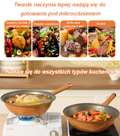 Tytanowy nieprzywierający mikroszybkowar