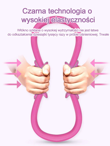 Wielofunkcyjny krąg do jogi i pilatesu na wzmocnienie nóg