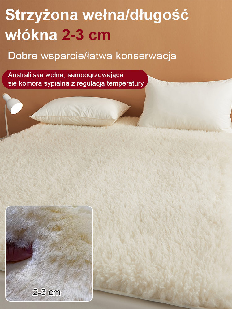 Luksusowa Nakładka z Wełny Australijskiej 🇦🇺 | Twój Sen w Chmurach! ☁️