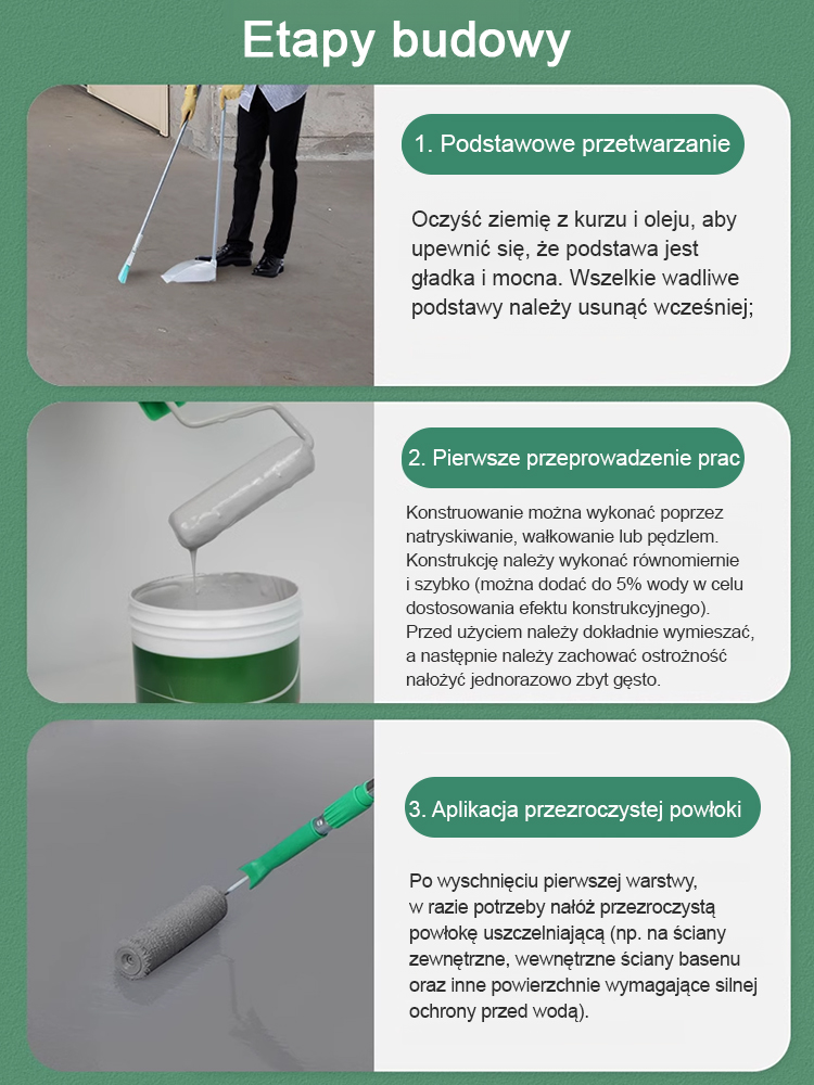 【Automatyczne naprawianie pęknięć】Wysoko elastyczna uniwersalna farba wodoodporna do wewnętrznych i 