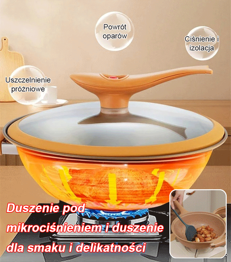 Tytanowy nieprzywierający mikroszybkowar