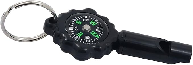Survival z kompasem, produkty kempingowe na świeżym powietrzu Kompas | Sprzęt outdoorowy, kompas 2 w 1 z czystym, głośnym dźwiękiem do wspinaczki, polowania, pływania kajakiem