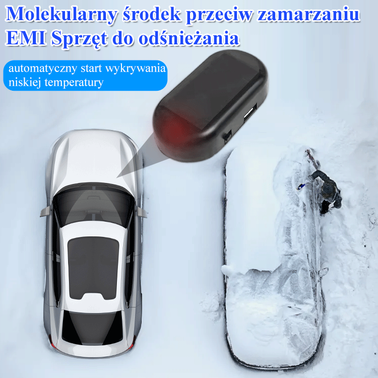 ❄️【Bez lodu i śniegu】 Urządzenie zapobiegające zamarzaniu 💧odmraża Twój samochód w 10 sekund, zapewniając jego wszechstronną ochronę 360 stopni.