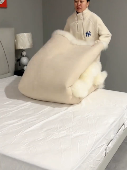 Luksusowa Nakładka z Wełny Australijskiej 🇦🇺 | Twój Sen w Chmurach! ☁️