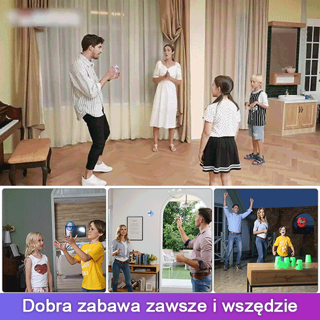 Radosna gra rodzic-dziecko, rzuć to, wraca, aby Ty i Twoja rodzina oraz przyjac
