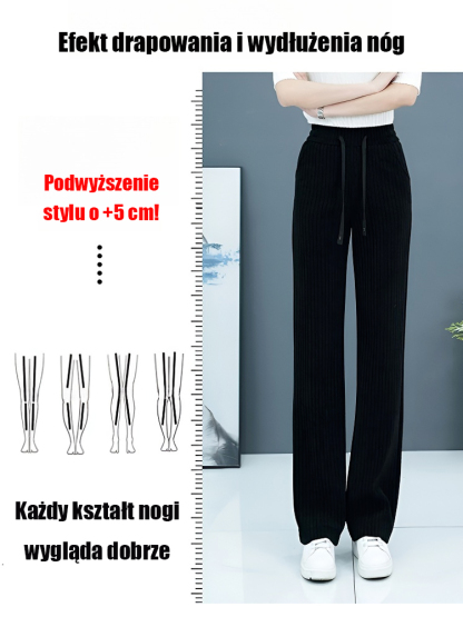 💃 【Zaprojektowane dla Europejek】Spodnie z prostymi nogawkami❄️Jedna para wystarczy, aby wytrzymać mroźną pogodę wynoszącą minus 30° w zimie