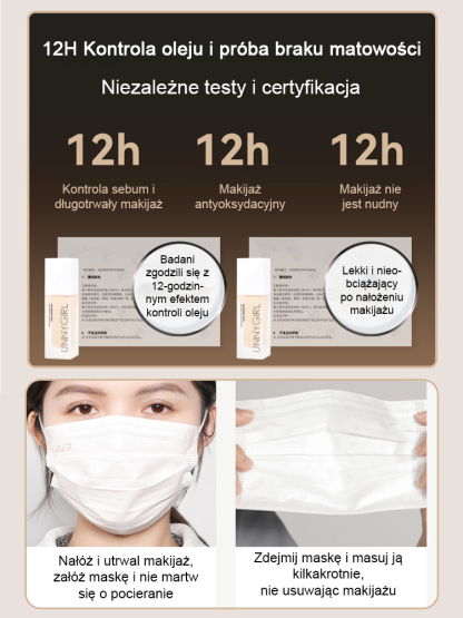 [Kup 1, dostaniesz 1 gratis]UNNYGIRL Supermodelkowy podkład w płynie