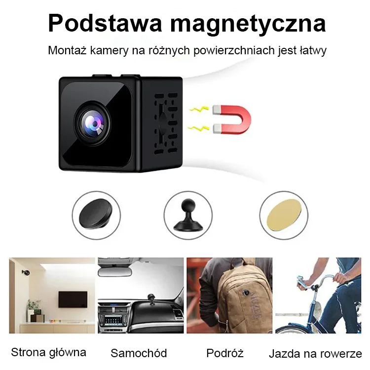 Super HD Bezprzewodowa Kamera Monitoringu Mini