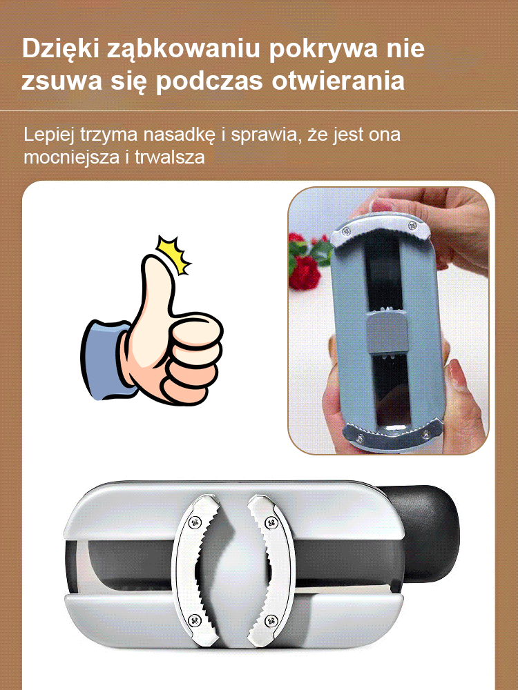 【Otwieracz do puszek oszczędzający pracę】Nie tylko oszczędza czas, ale jest również bezpieczniejszy — otwórz wszystkie pokrywki puszek w ciągu jednej sekundy!