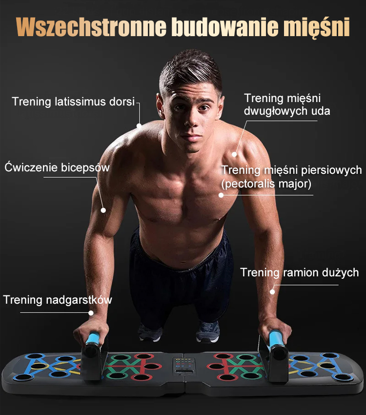 wielofunkcyjna deska do ćwiczeń pompek