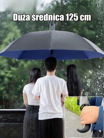 Samozwijający się piętrowy parasol odporny na sztorm