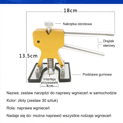 🚗【Warszawski Salon Samochodowy 2024】Najnowsza czarna technologia, zestaw do naprawy wgnieceń samochodowych