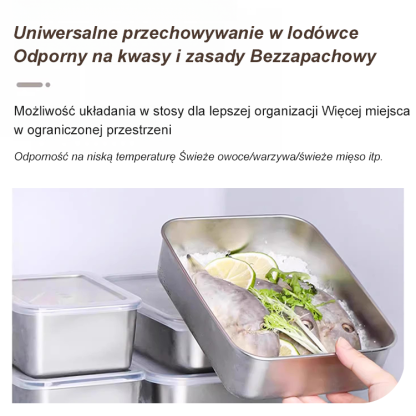🌟Taca przeznaczona do kontaktu z żywnością ze stali nierdzewnej, bezpieczna i higieniczna